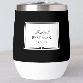 ボーパーソナライズされたモダンエレガントタイ花婿介添人