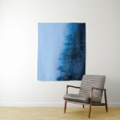 ボーヒニ湖の雪に覆われた森の上の霧、Slove タペストリー (インサイチュ)