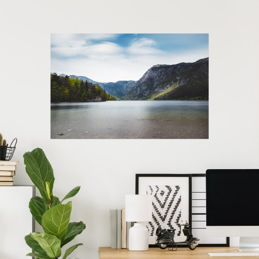 ボーヒニ湖，スロベニア ポスター (ホームオフィス)