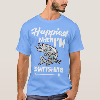 ボーフィッシングボウライト矢印クロスボーフィッシャーアクション Tシャツ