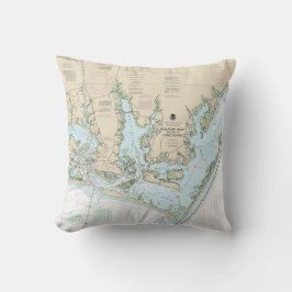 ボーフォートの入り江とコアのサウンドチャートの一部 クッション