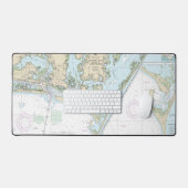 ボーフォートの入り江とコアのサウンドチャートの一部 デスクマット (キーボード&マウス)