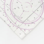 ボーフォートの入り江とコアのサウンドチャートの一部 フリースブランケット (角)