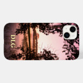 ボーフォートウッズ記念橋の日没 Case-Mate iPhoneケース (裏面 (横))