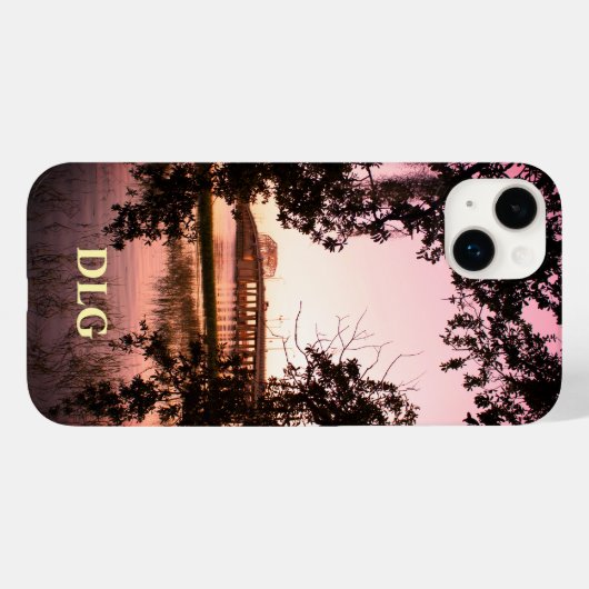 ボーフォートウッズ記念橋の日没 Case-Mate iPhoneケース (裏面 (横))