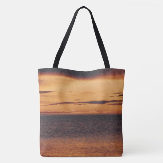 ボーフォートシーアークティックコーストオリクトク海サンセット トートバッグ (裏面)