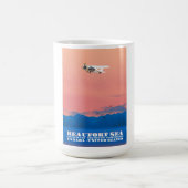 ボーフォートシーカナダUSA旅行ポスター モーフィングマグカップ (中央)