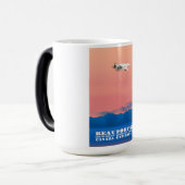 ボーフォートシーカナダUSA旅行ポスター モーフィングマグカップ (正面左)