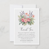 ボーフローラ悔やみや弔慰葬儀 サンキューカード (正面)