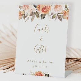 ボーフローラ秋カードとギフト結婚ズ 台座サイン