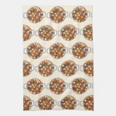 ボーフ・ブルギニョン牛ブルゴーニュ・シチューフランスの食品 キッチンタオル (縦)