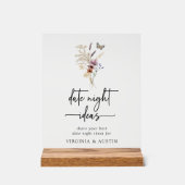 ボーブライダルシャワーアクリル標識 アクリルサイン (正面)