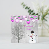 ボーブルスウィンターツリー&雪だるまクリスマスパーティー 招待状 (スタンド正面)