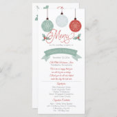 ボーブルズ&ホリークリスマスホリ結婚デーズ メニュー (正面/裏面)