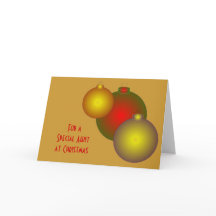 ボーブルデザインパーソナライズされたクリスマスカード