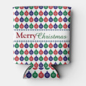 ボーブルパターンクリスマス 缶クーラー (正面)