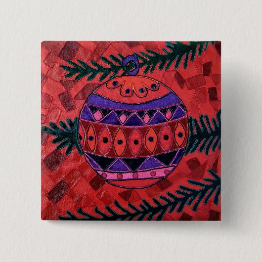 ボーブル 缶バッジ (正面)