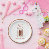 ボーベビーオンボードベビーシャワー ペーパープレート (パーティー)