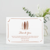 ボーベビーオンボードベビー男女兼用シャワー サンキューカード (スタンド正面)