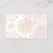 ボーホアストロロジー金ゴールド天相 名刺 (裏面)