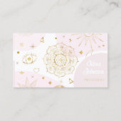 ボーホアストロロジー金ゴールド天相 名刺 (正面)