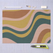 ボーホアーストーントレンディーモダン抽象芸術パターン 薄葉紙 (クラフト)