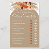 ボーホアーチテラコッタ彼は彼女はブライダルゲームを言った (正面)