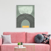 ボーホアートレインボー キャンバスプリント (インサイチュ (リビング))