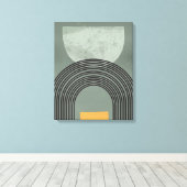 ボーホアートレインボー キャンバスプリント (インサイチュ (ウッドフロア))