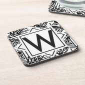 ボーホウィモノグラム コースター (左側)