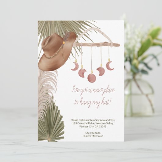 ボーホウェスタン新しい場所つるハット移動 案内状 (スタンド正面)