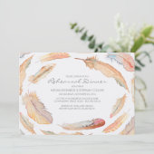 ボーホウォーターの色の羽のトライバルリハーサルの夕食 招待状 (スタンド正面)