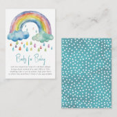 ボーホウォーター色レインボーブックスベビー エンクロージャーカード