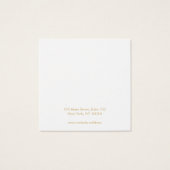 ボーホウッドスタッドイヤリングディスプレイカード (裏面)