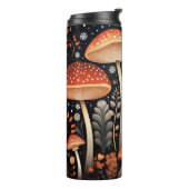 ボーホウッドランドのキノコのパターン タンブラー (回転左)