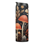 ボーホウッドランドのキノコのパターン タンブラー (回転右)