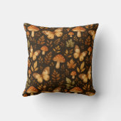 ボーホウッドランドフォレストキノコ | 紅葉 クッション (裏面)