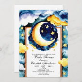 ボーホエンチャント天の赤ちゃんシャワー 招待状 (正面/裏面)