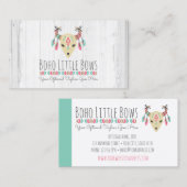 ボーホカウースカルウィズキュート&ブティ素朴ック 名刺 (正面/裏面)