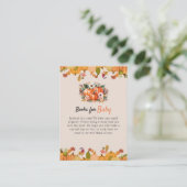 ボーホカボチャ女の子の本ベビーエンクロージャカード エンクロージャーカード (スタンド正面)