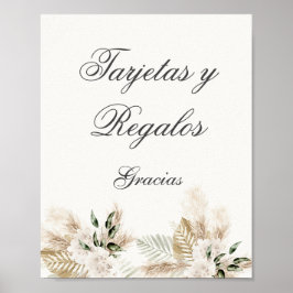 ボーホカードスペインの及び結婚ギフト ポスター