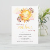 ボーホガールの途中で太陽の光が少し光っている 招待状 (スタンド正面)