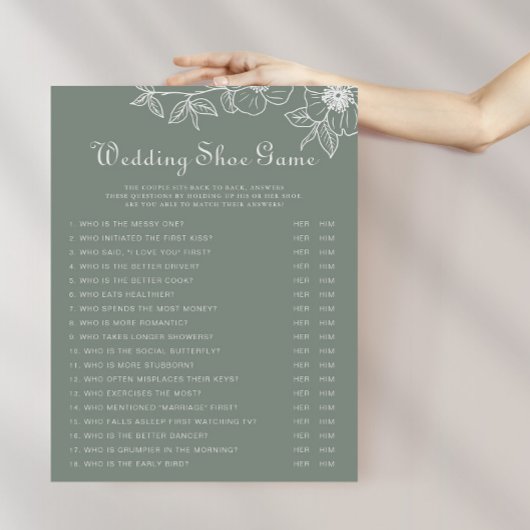 ボーホグリーンフローラ結婚ズ靴ゲーム