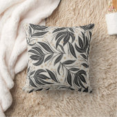 ボーホグリーンリーフパターン クッション (ブランケット)