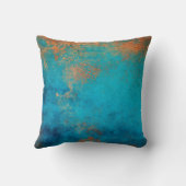 ボーホコッパー素朴ブルー クッション (裏面)