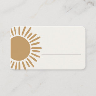 ボーホサンシャイン座席表 プレイスカード