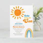 ボーホサンシャイン水来色この息子ベビーS 招待状 (スタンド正面)