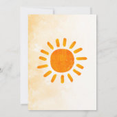 ボーホサンシャイン水来色この息子ベビーS 招待状 (裏面)