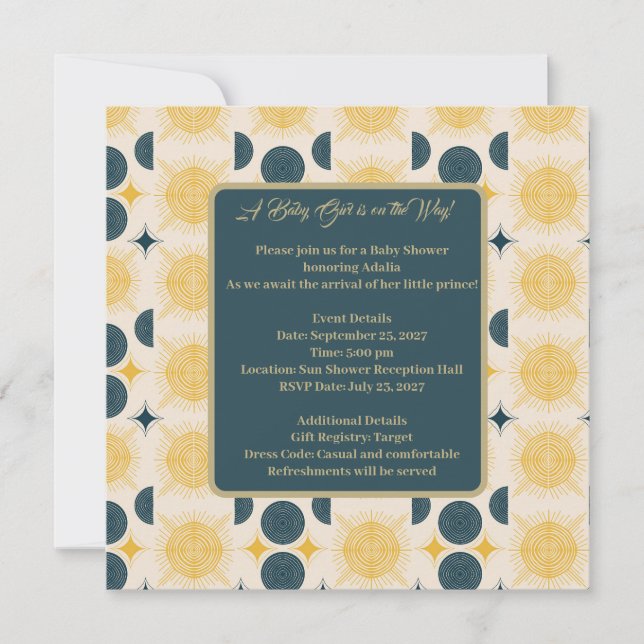 ボーホサンムーンスターズブルーイエロー (正面)