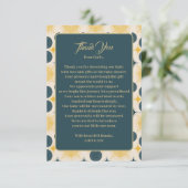 ボーホサンムーンスターズブルーイエロー サンキューカード (スタンド正面)